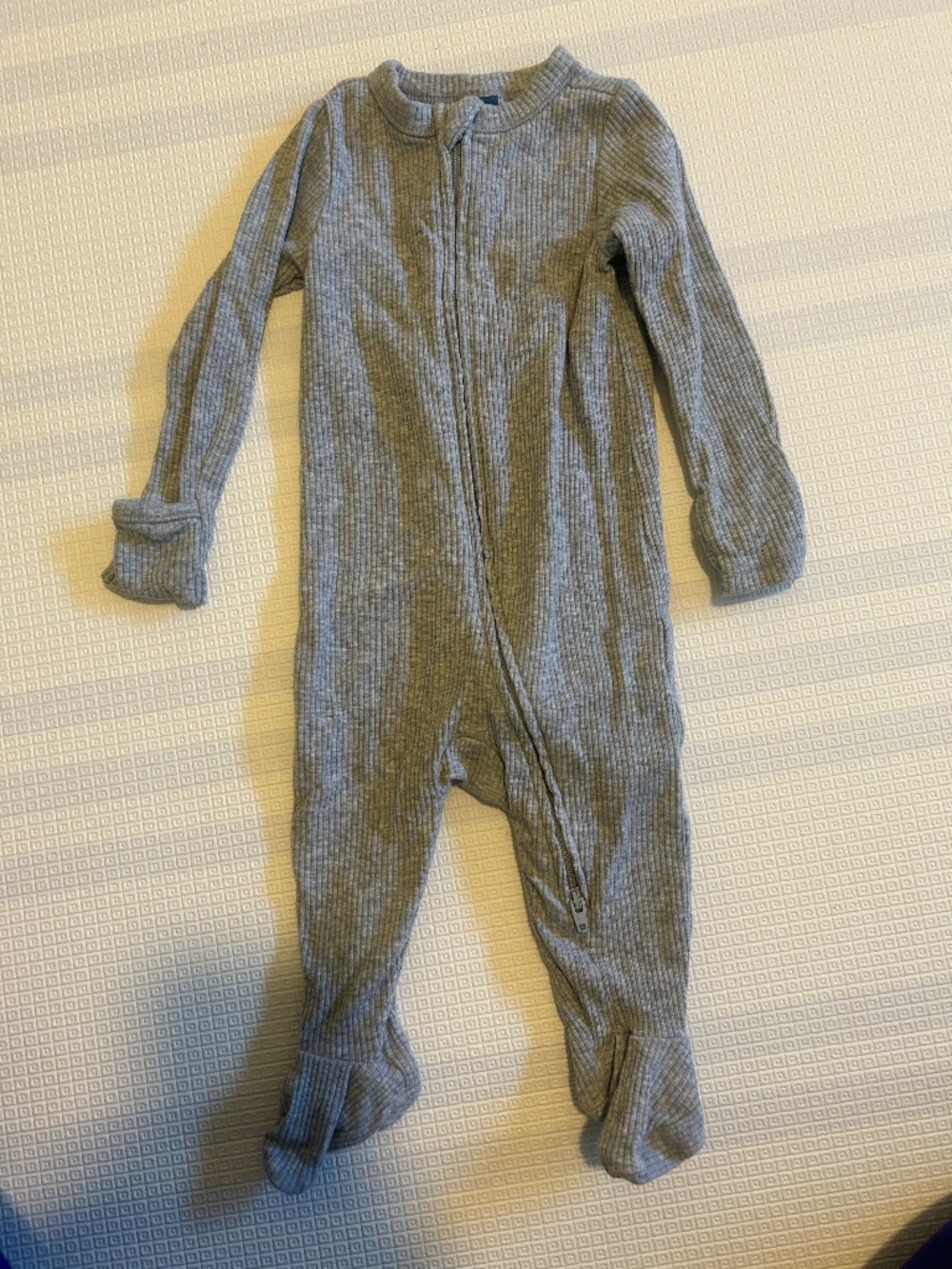 Old Navy Ribbed Footie with Two Way Zipper